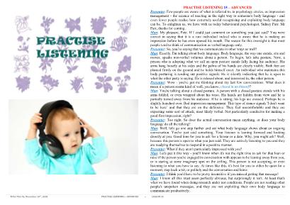 Bài thực hành nghe Tiếng Anh nâng cao - Bài 15 - Thẩm Tâm Vy - Năm 2018 (Có âm thanh)