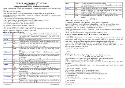 English grammar for CEF-Level C1: Adjectives (1) - Thẩm Tâm Vy
