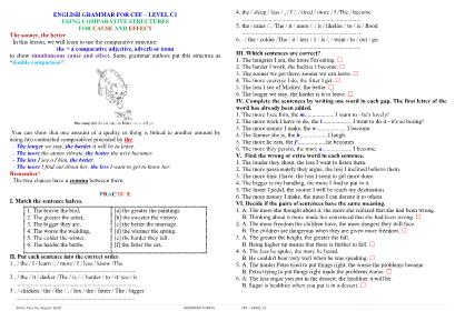 English grammar for CEF - Level C1 - Thẩm Tâm Vy
