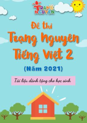 Đề thi trạng nguyên môn Tiếng Việt Lớp 2 - Năm học 2020-2021