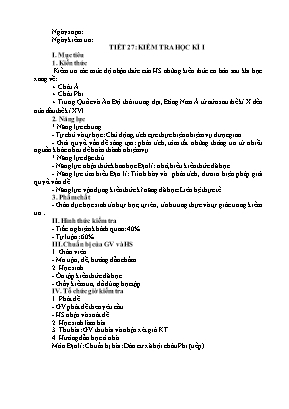 2 Đề kiểm tra cuối học kì I Lịch sử và Địa lí 7 - Năm học 2022-2023 - Trường THCS Tà Chải (Có đáp án + Ma trận)