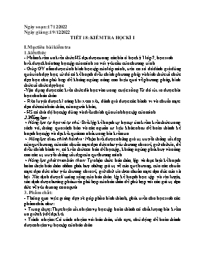 2 Đề kiểm tra học kì I Giáo dục công dân 7 - Năm học 2022-2023 (Có đáp án + Ma trận)