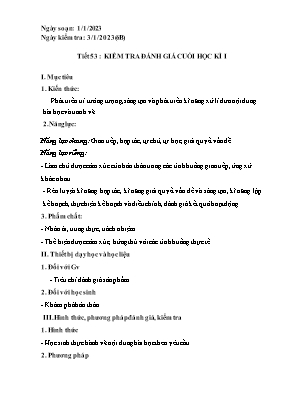 2 Đề kiểm tra học kỳ I Hoạt động trải nghiệm hướng nghiệp 6 - Năm học 2022-2023 - Trường THCS Tà Chải (Có đáp án) 2 Đề kiểm tra học kỳ I Hoạt động trải nghiệm hướng nghiệp 6 - Năm học 2022-2023 - Trường THCS Tà Chải (Có đáp án)