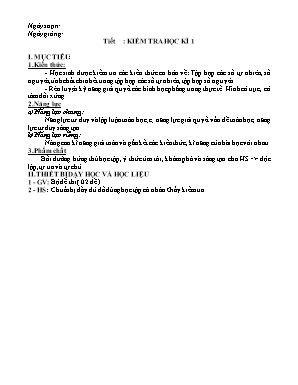 2 Đề thi khảo sát học kì I Toán 6 - Năm học 2022-2023 (Có đáp án + Ma trận)